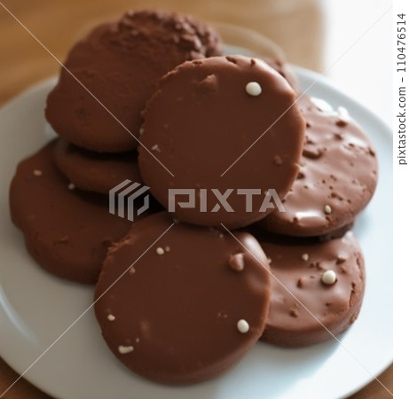 raw chocolate cookie 110476514