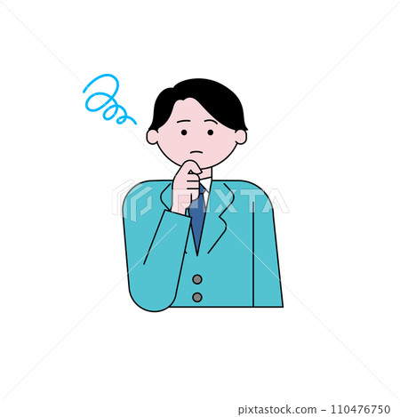 Embarrassed face man Embarrassed face man 110476750