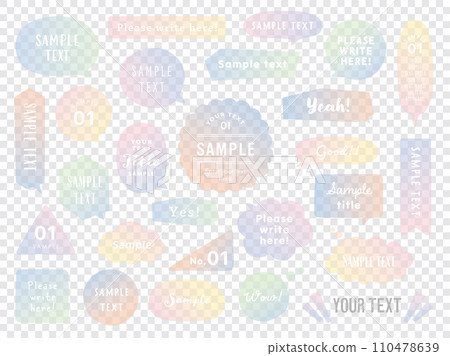 Transparent/semi-transparent heading frame with background Transparent/semi-transparent heading frame with background 110478639
