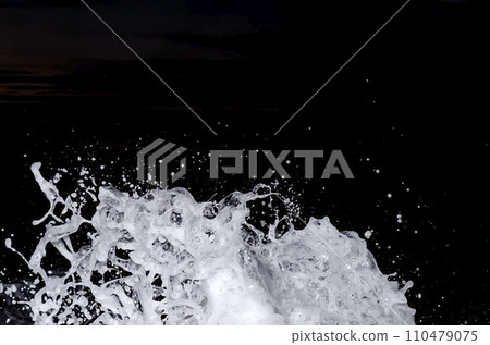 Splashing wave on the Black sea. 110479075