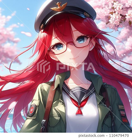 戴著墨鏡的高中女孩 戴著墨鏡的高中女孩 110479470