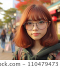 戴眼鏡的紅髮女孩 110479473