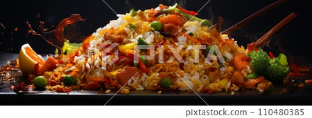 Chinese fried rice Chinese fried rice 110480385