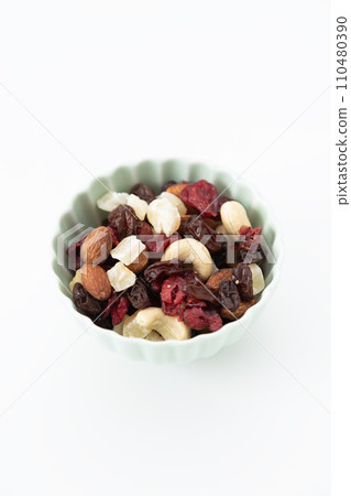 mixed nuts and dried fruits mixed nuts and dried fruits 110480390
