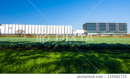 「萬億日圓工廠」熊本工廠興建工地「台積電」(JASM)台積電日本(冬季)熊本縣菊代市 「萬億日圓工廠」熊本工廠興建工地「台積電」(JASM)台積電日本(冬季)熊本縣菊代市 110481725