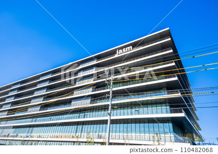 「萬億日圓工廠」熊本工廠興建工地「台積電」（JASM）台積電日本（冬季）熊本縣菊代市 110482068