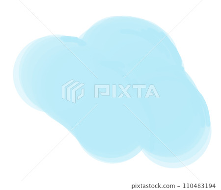 Abstract opaque watercolor style (frame) blue Abstract opaque watercolor style (frame) blue 110483194