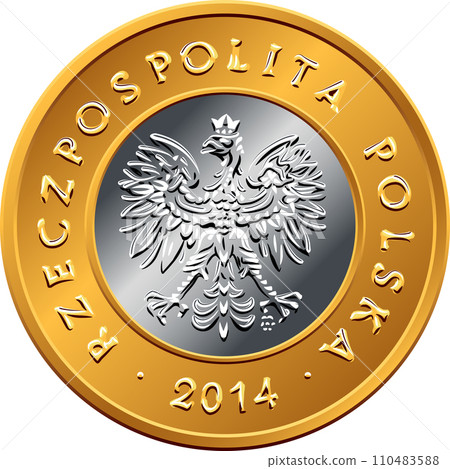 obverse Polish Money two zloty coin obverse Polish Money two zloty coin 110483588