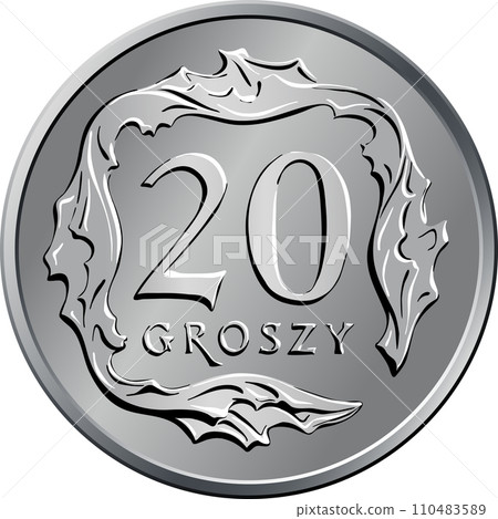 Polish Money twenty groszy coin Polish Money twenty groszy coin 110483589
