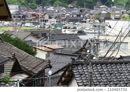 Cityscape of Noto Town and Ushitsu Town before the earthquake Cityscape of Noto Town and Ushitsu Town before the earthquake 110483730