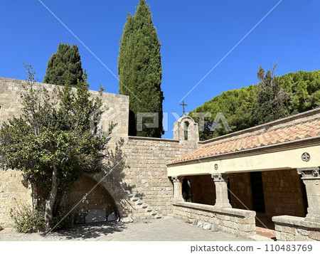 Courtyard of the Monastery of Panagia Filerimos 110483769