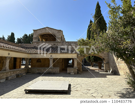 Courtyard of the Monastery of Panagia Filerimos 110483776