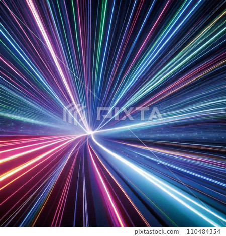 Image of moving at the speed of light “AI generated image” Image of moving at the speed of light “AI generated image” 110484354