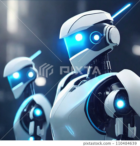 AI robot/AI war “AI generated image” 110484639