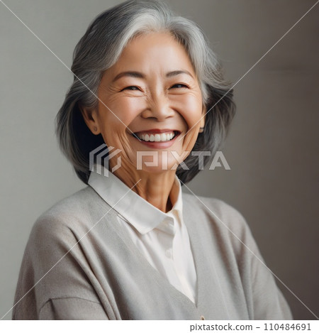 60多歲的高級女性“AI生成圖像” 110484691