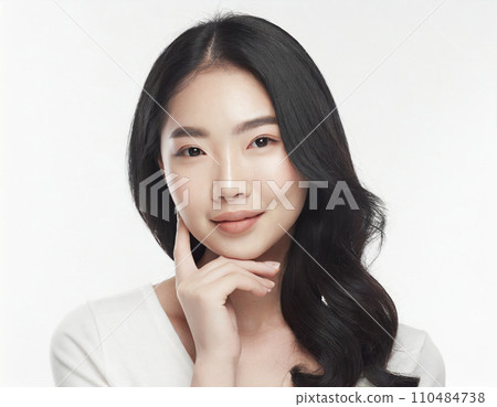 亞洲美女韓國化妝品“AI生成圖像” 亞洲美女韓國化妝品“AI生成圖像” 110484738