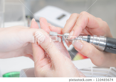 Nail salon_Nail off_Nail machine 2 110485674