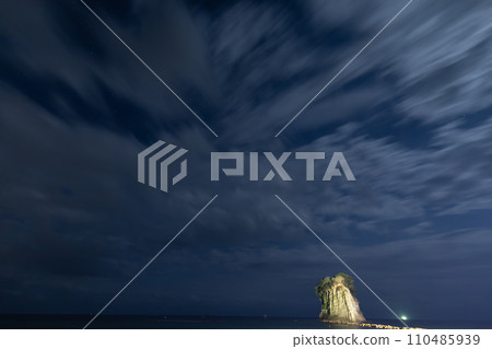 地震前的雲流與軍艦島 110485939