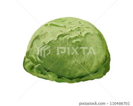 Matcha ice cream Matcha ice cream 110486701