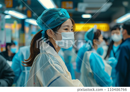 繁忙醫院的 AI 生成影像 AI 影像 繁忙醫院的 AI 生成影像 AI 影像 110486766