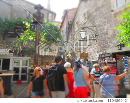 Montenegro Budva old town diorama style Montenegro Budva old town diorama style 110486942