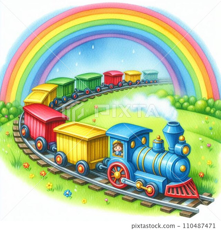 Cute train 110487471