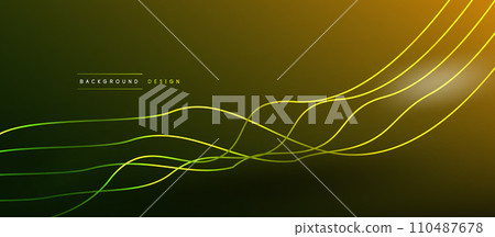 Dynamic wave geometric design. Vector Illustration For Wallpaper, Banner, Background, Card, Book Illustration, landing page Dynamic wave geometric design. Vector Illustration For Wallpaper, Banner, Background, Card, Book Illustration, landing page 110487678