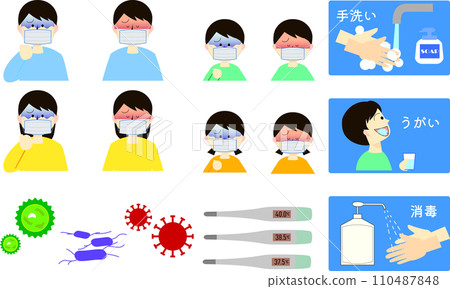 流感 漱口 洗手預防傳染病 110487848
