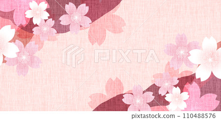 櫻花春天花瓣背景 110488576