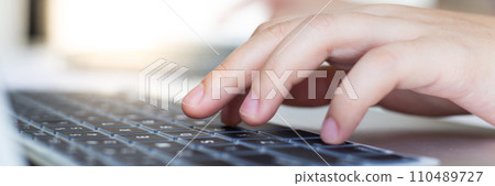 Financial businessmen use laptop to analyze marketing strategies and real estate data to reduce company taxes for their customers, Accounting and Tax concept. 110489727