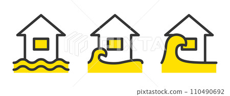 洪水和海嘯插圖集 110490692