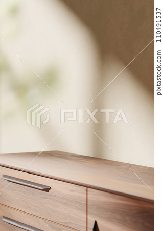 Interior with a warm atmosphere where you can enjoy calm relaxation with bright sunlight shining through. Interior with a warm atmosphere where you can enjoy calm relaxation with bright sunlight shining through. 110491537