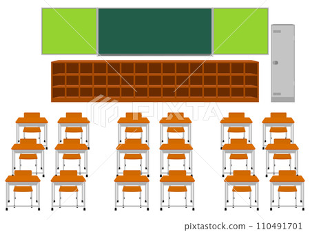 back of school classroom back of school classroom 110491701