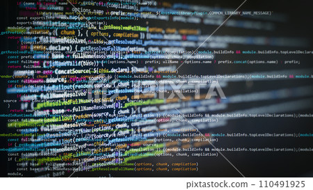 Coding background, Application development and code programming. Technology business computers concept Coding background, Application development and code programming. Technology business computers concept 110491925