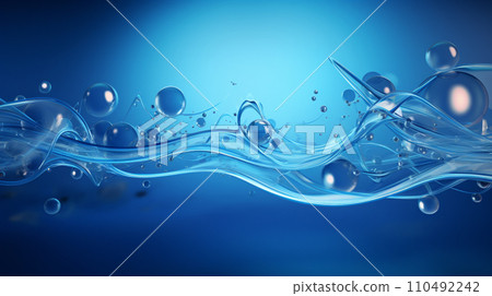 AI-generated content. Biotechnology background 110492242