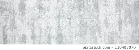 Wall Background Cement Gray Floor Stone White Pattern Concrete Structure Old Expose Crack Grunge Surface Floor Paper Grey Pattern Material Chalk Poster Light Slate Large Rustic Backdrop Abstract. 110493070