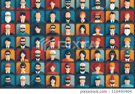 User icons. People icon set. Containing group, family, human, team, community, friends, User icons. People icon set. Containing group, family, human, team, community, friends, 110493404