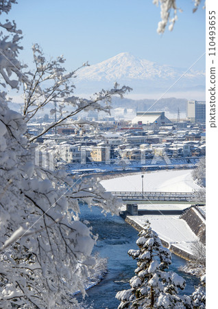 秋田縣冬日名山百選 鳥海山 秋田縣冬日名山百選 鳥海山 110493655