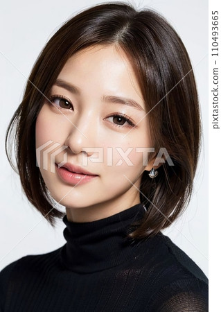黑髮女子(AI生成影像) 黑髮女子(AI生成影像) 110493665