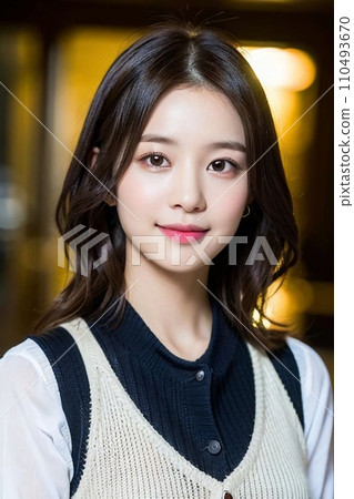 女人凝視(AI 生成影像) 女人凝視(AI 生成影像) 110493670