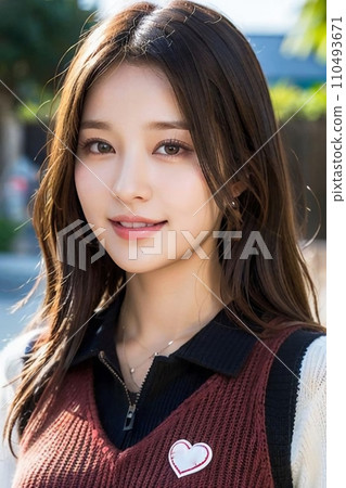 有心的女人（AI 生成圖像） 110493671
