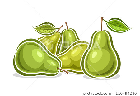 Vector logo for Green Pears Vector logo for Green Pears 110494280