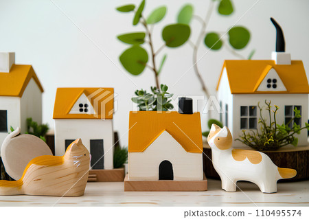 Cats and cityscape-2 110495574