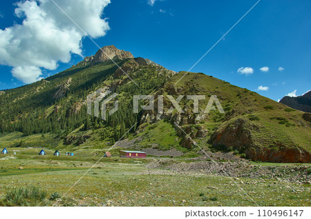 Road to Son-Kul Lake 110496147