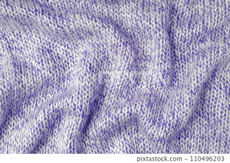 Purple and white color melange knitting cashmere wool cloth texture 110496203