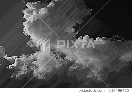 3D image pastel art midsummer cumulus clouds 2 3D image pastel art midsummer cumulus clouds 2 110496730