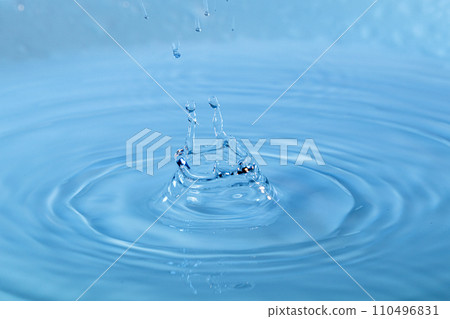 macro Beautiful drops in flight, colored drops macro Beautiful drops in flight, colored drops 110496831