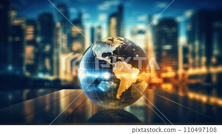 business and world economy is on trend 110497108
