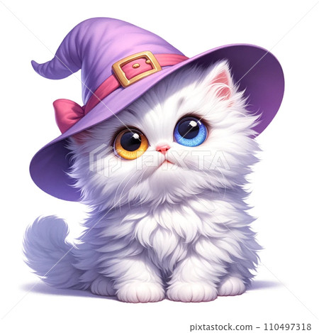 kitten witch hat kitten witch hat 110497318