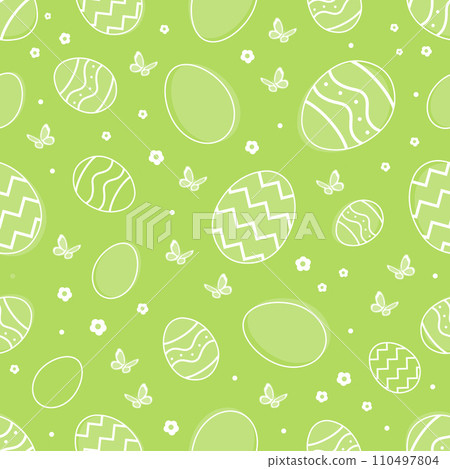 Easter simple pattern 10 - Stock Illustration [110497804] - PIXTA